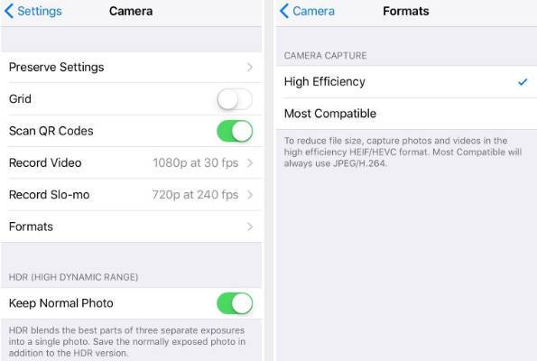 Avoid iPhone Saving Video in HEVC