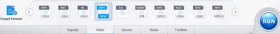 decode iPhone video to HEVC